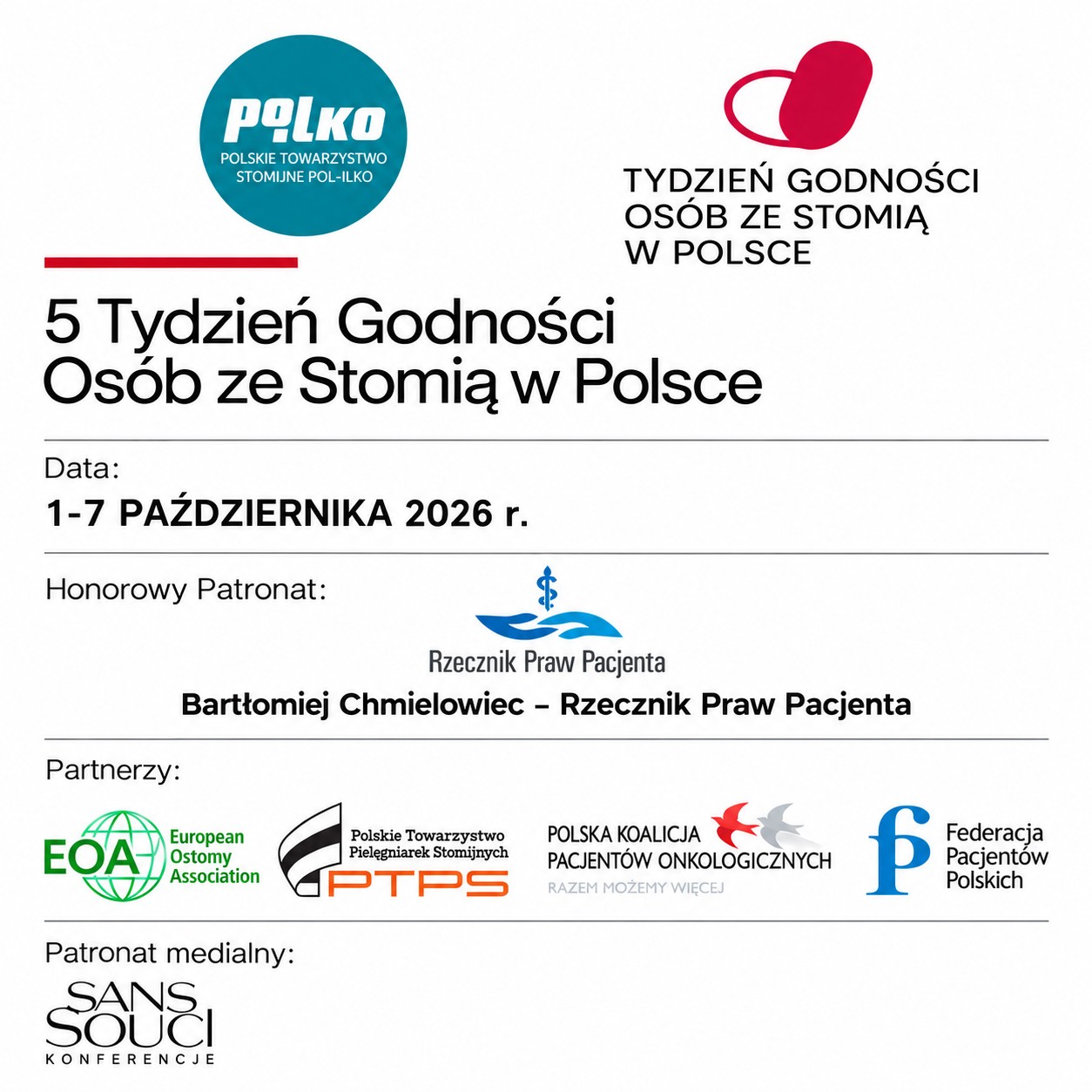 Tydzień Godności Osób ze Stomią 2026